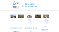 Desktop Screenshot of delasalle.at